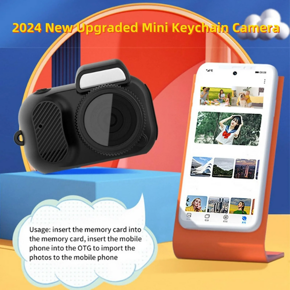 Mini Portable Digital Camera Key Chain 0.96Inch 1080P HD Video Photo Transfer With USB Mind-blowing Christmas Gifts For Men