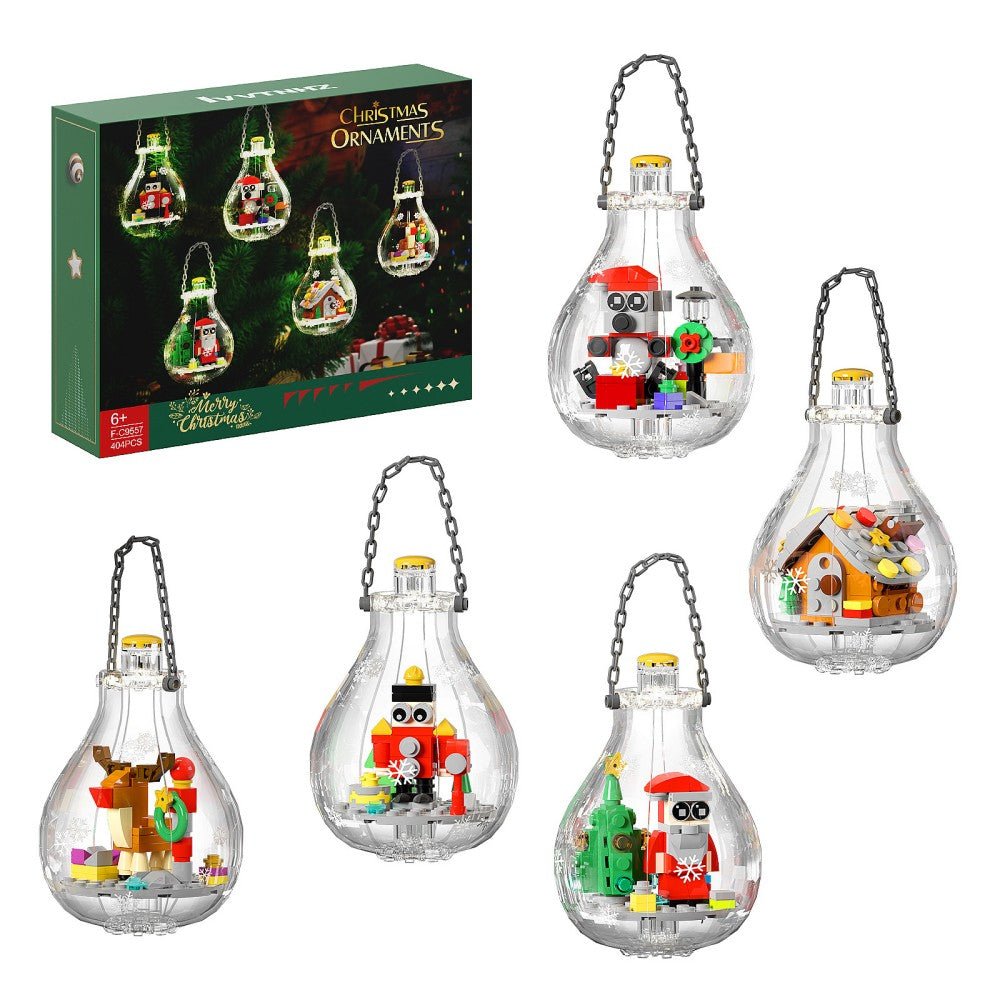 DIY Christmas Building Block Ornaments for Kids & Families X-MAS Gift for Family