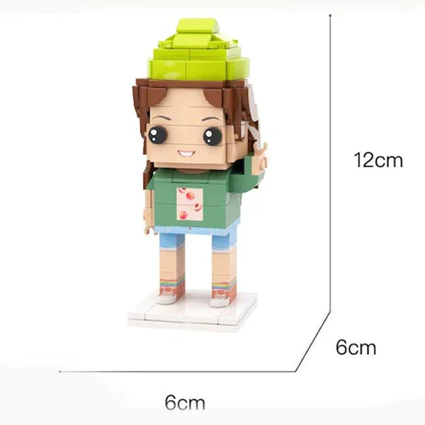 Custom Brick Figures Personalized Photo Brick Figures DIY Create Your Own Small Particle Block Toy