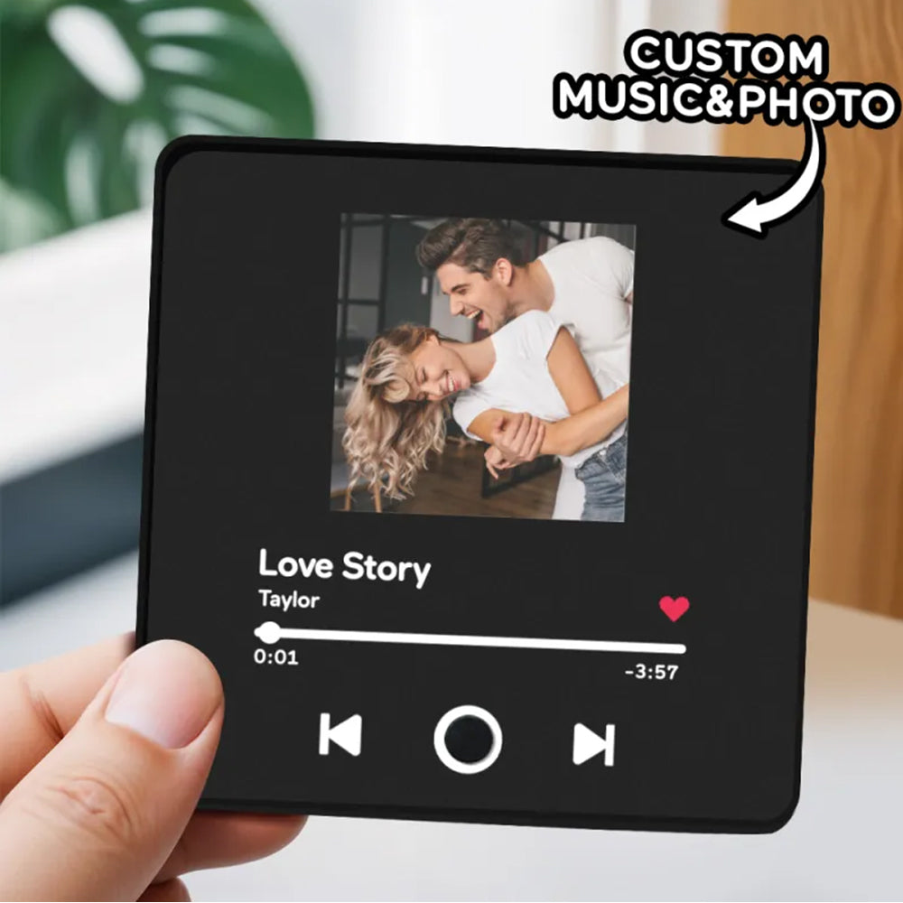 Personalized Photo Music Fridge Magnet Album Wall Photo Sticker Music Movement That Can Be Played Without Cell Phone Music Fridge Magnet Pro