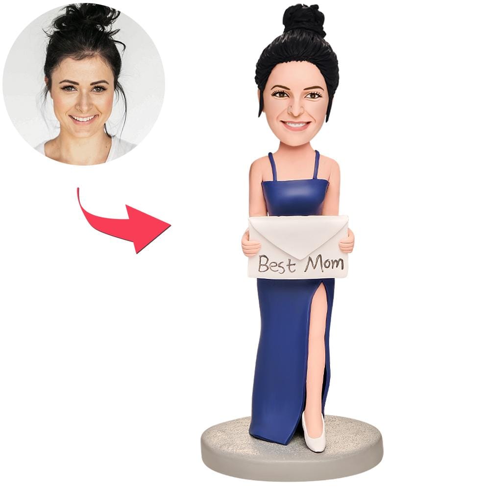 Personalized Bobblehead with Engraved Text Mother's Day Gift - Fashion Mom