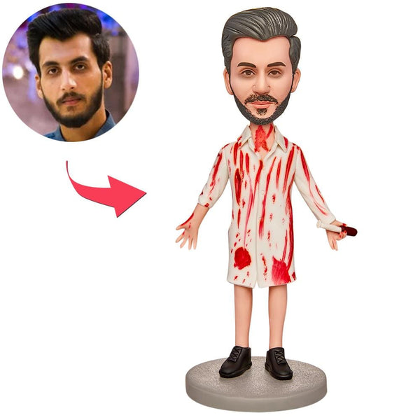 Custom Bobblehead Halloween Gifts Crazy Doctor