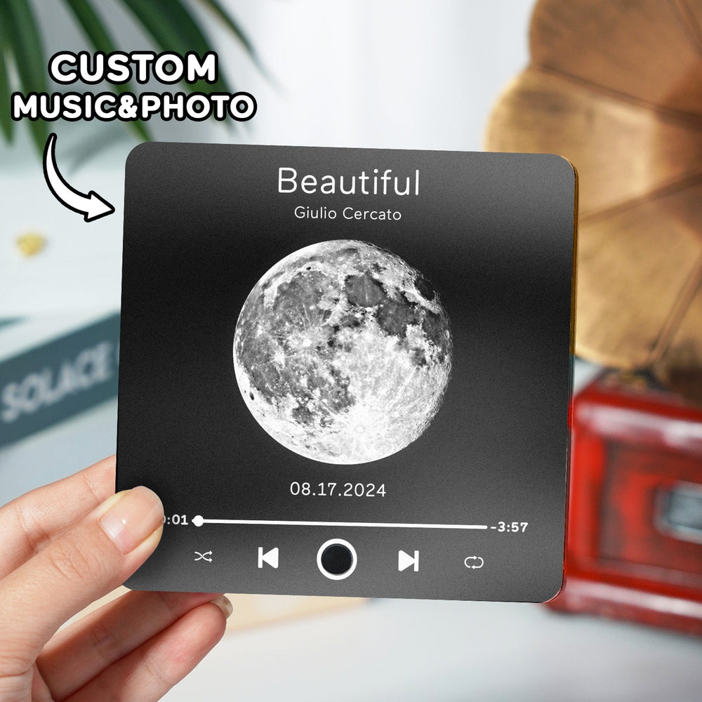 Personalized Photo Music Fridge Magnet Album Wall Photo Sticker Music Movement That Can Be Played Without Cell Phone Music Fridge Magnet Pro