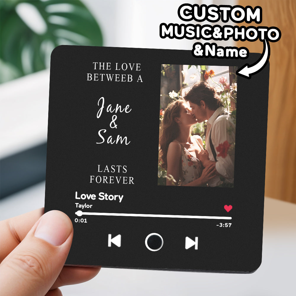 Personalized Photo Music Fridge Magnet Album Wall Photo Sticker Music Movement That Can Be Played Without Cell Phone Music Fridge Magnet Pro