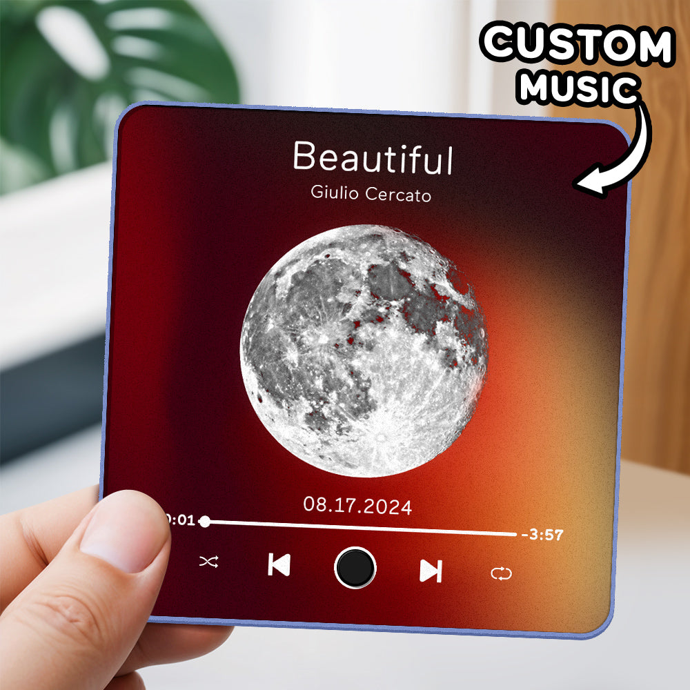 Personalized Photo Music Fridge Magnet Album Wall Photo Sticker Music Movement That Can Be Played Without Cell Phone Music Fridge Magnet Pro