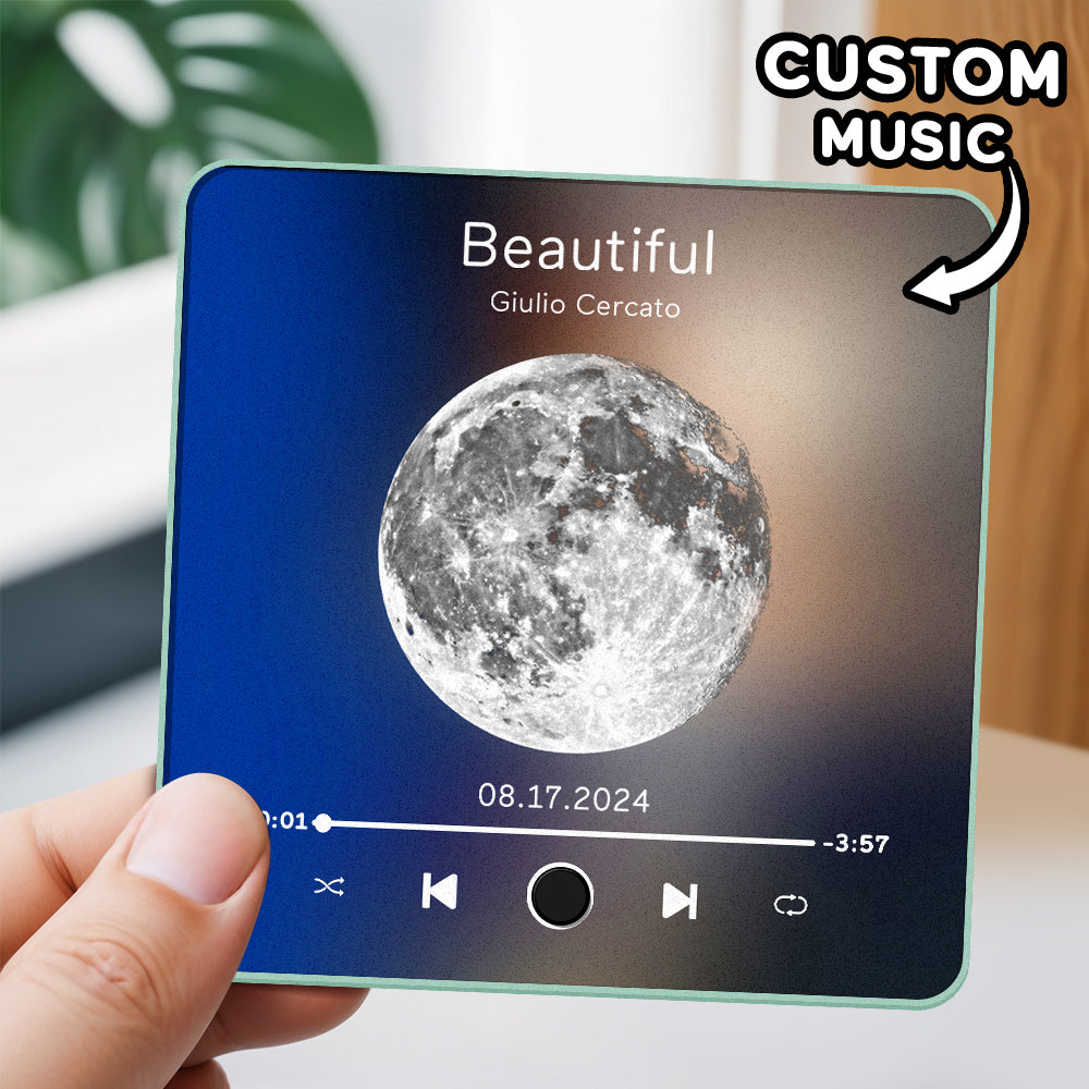 Personalized Photo Music Fridge Magnet Album Wall Photo Sticker Music Movement That Can Be Played Without Cell Phone Music Fridge Magnet Pro