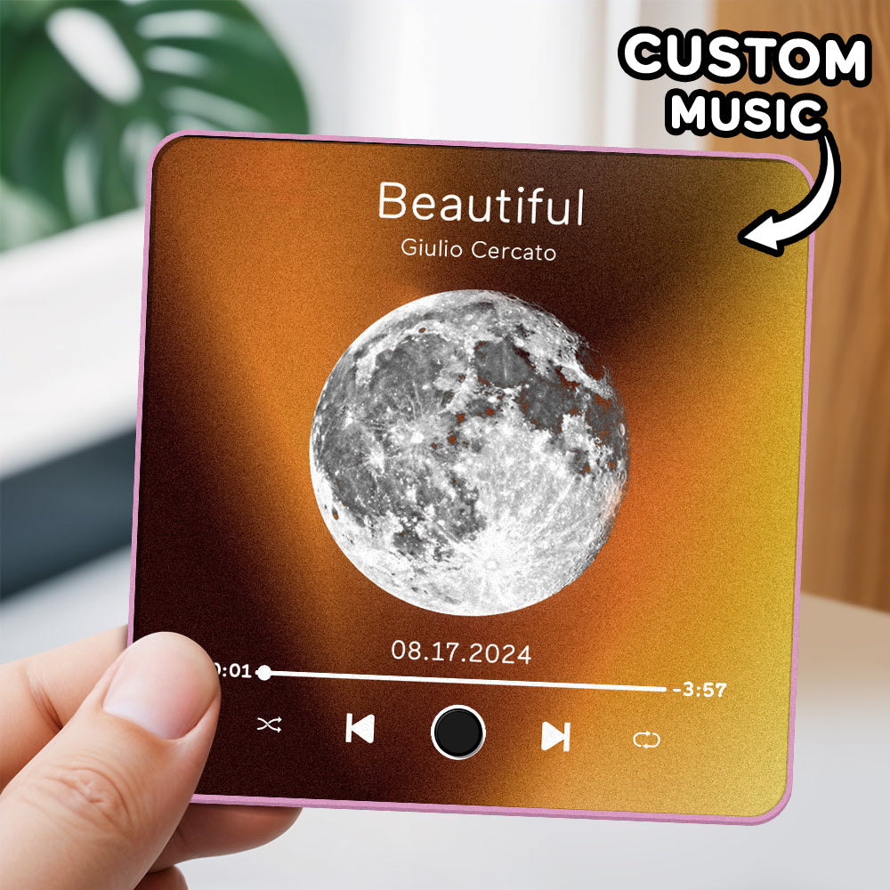 Personalized Photo Music Fridge Magnet Album Wall Photo Sticker Music Movement That Can Be Played Without Cell Phone Music Fridge Magnet Pro