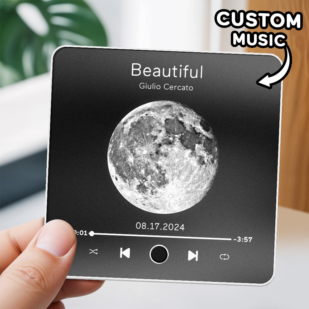 Personalized Photo Music Fridge Magnet Album Wall Photo Sticker Music Movement That Can Be Played Without Cell Phone Music Fridge Magnet Pro