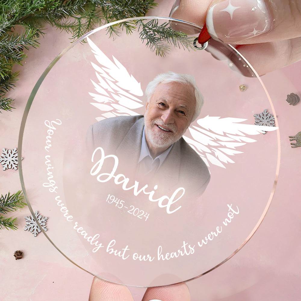 Personalized Memorial Photo Christmas Ornament Christmas Gifts for Family