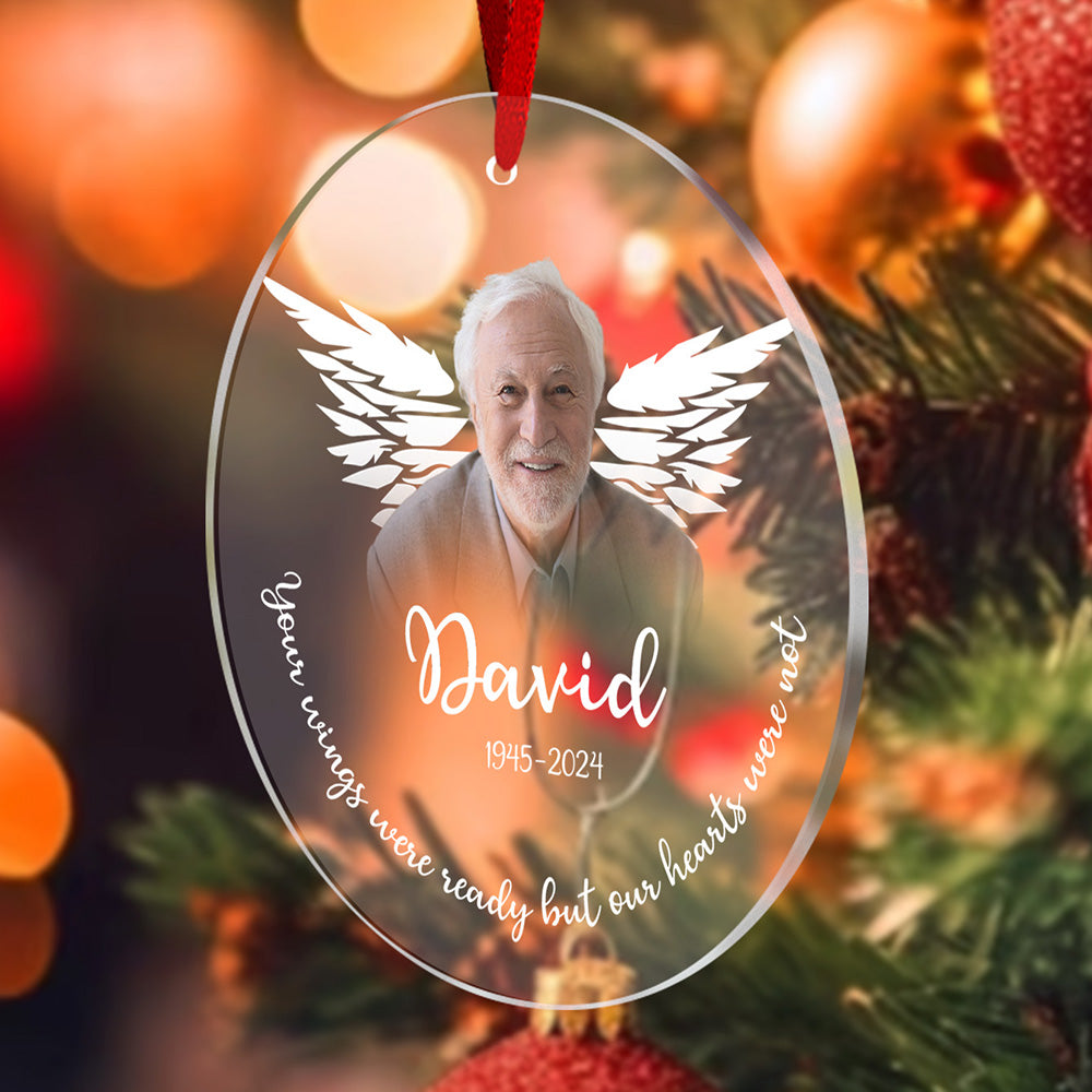 Personalized Memorial Photo Christmas Ornament Christmas Gifts for Family