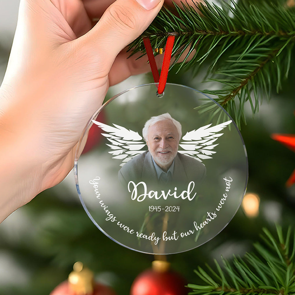 Personalized Memorial Photo Christmas Ornament Christmas Gifts for Family