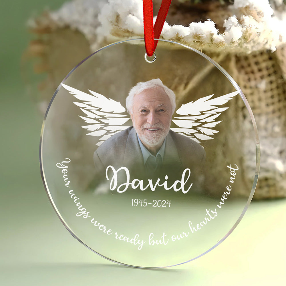 Personalized Memorial Photo Christmas Ornament Christmas Gifts for Family