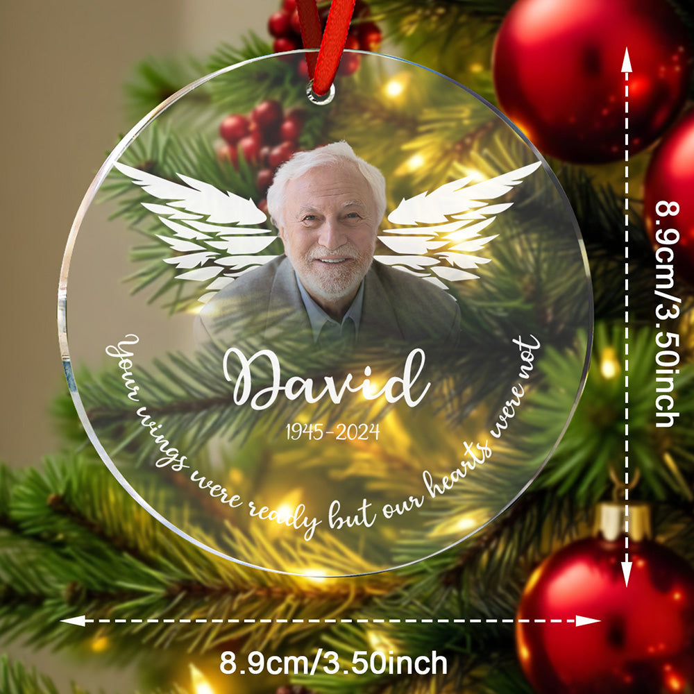 Personalized Memorial Photo Christmas Ornament Christmas Gifts for Family