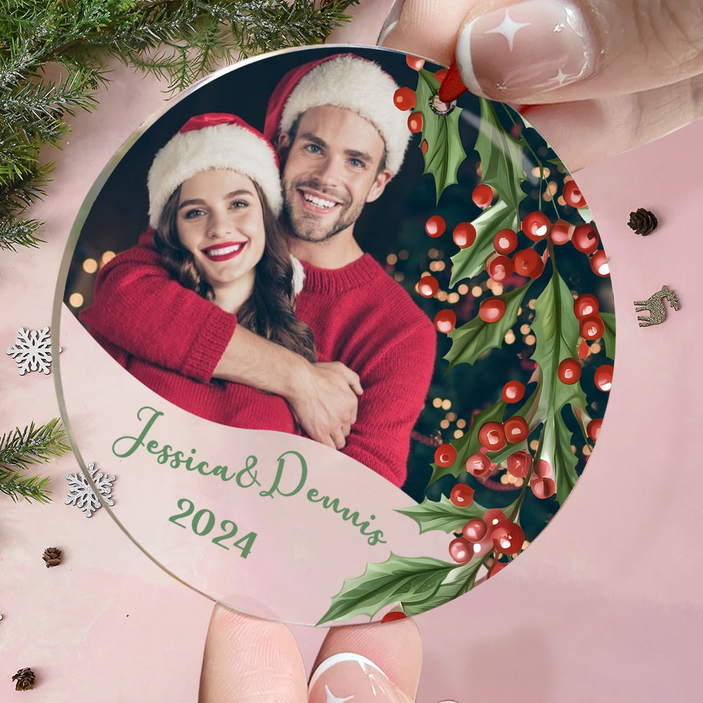 Personalized Christmas Photo Ornament Christmas Tree Decoration Gifts for Family or Friends