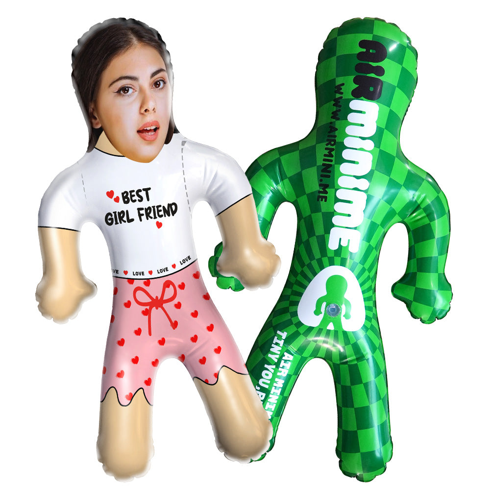 Mini-Balloon-me Personalized Your Face & Text Air Minime Doll For Couple