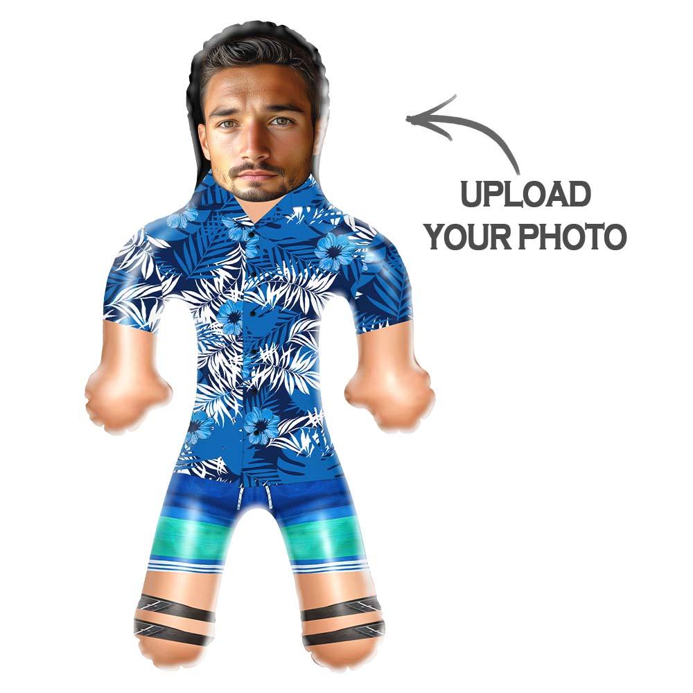 Personalized Mini-Balloon-me Hawaiian Shirt Mountains Funny Inflatable Man Printed Face for Party Favors