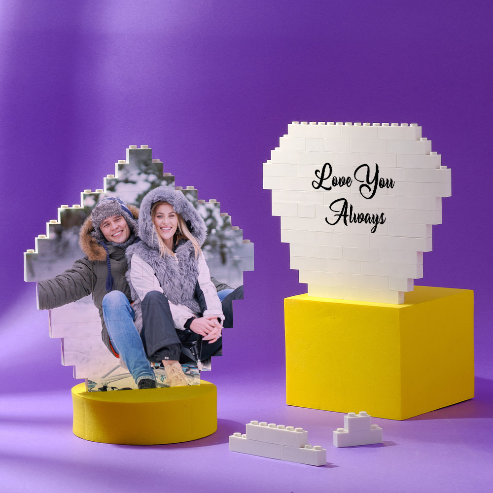 Custom Photo Block Building Bricks Pentagon Shape