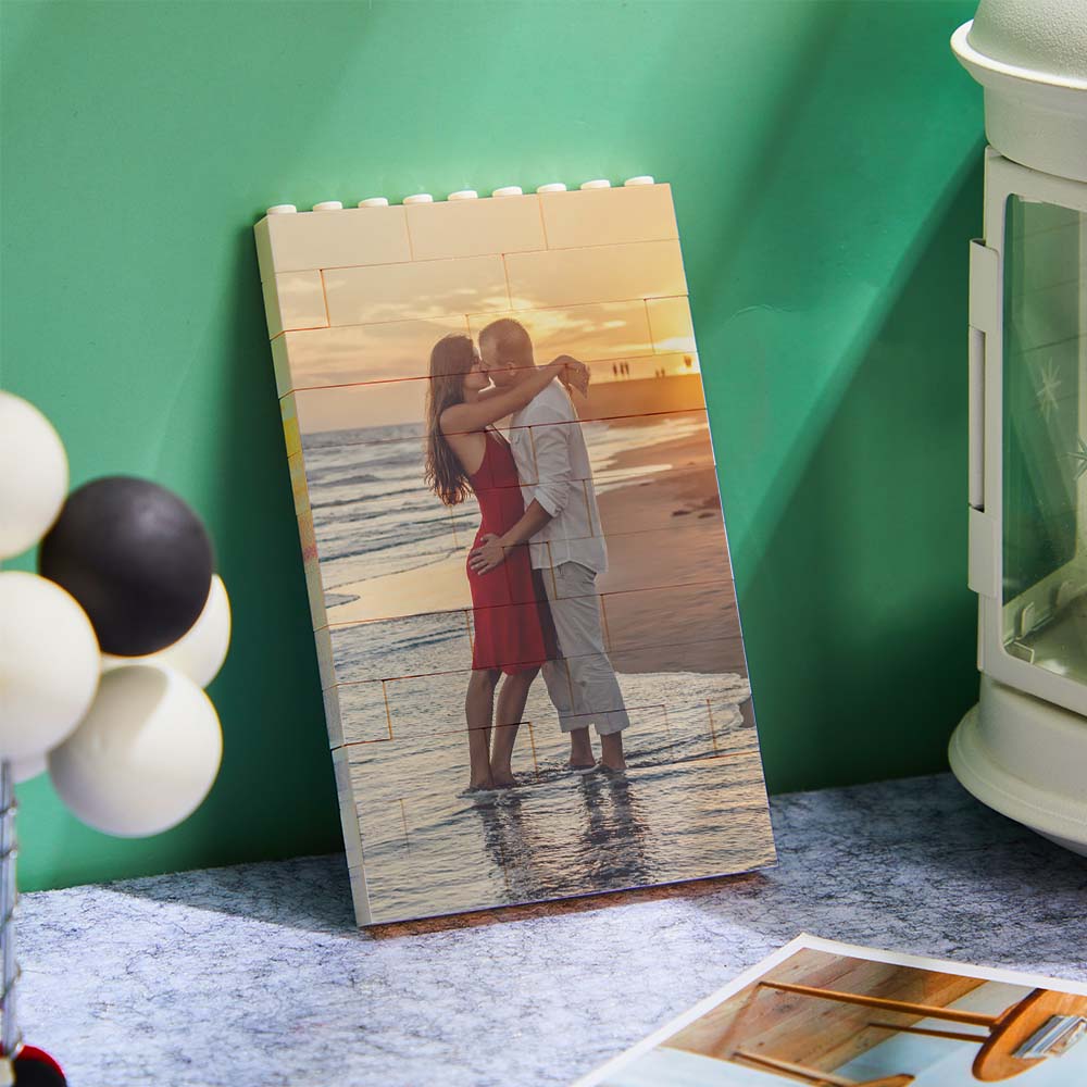 Vertical Photo Brick Block Personalised Double Side Printing Frame