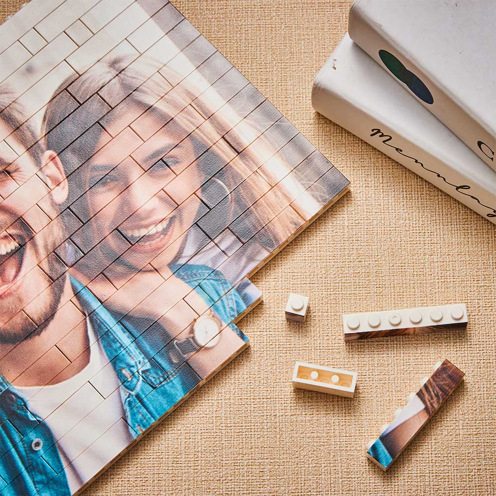 Personalised Photo Building Block Brick You Complete Me