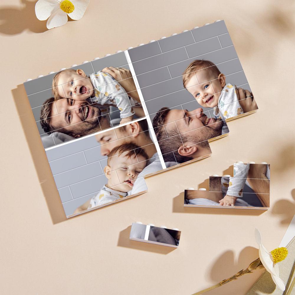 Personalised Multiphoto Building Brick Custom Photo Block Square Shape