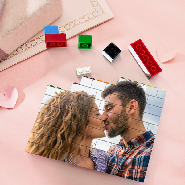 Personalised Building Brick Custom Photo Block Colors Brick Puzzles Gifts