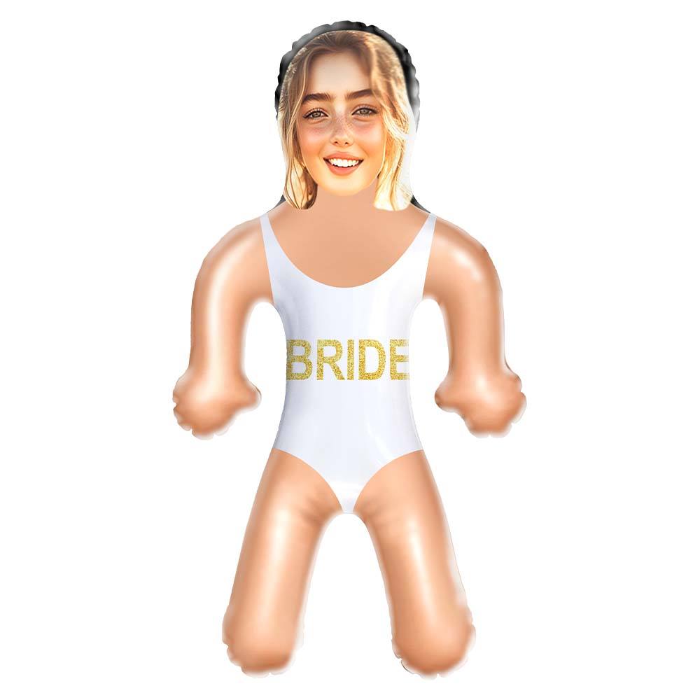 Personalized Bride Swimming Air Mini-Balloon-me Funny Bridal Bachelorette Gifts for Her