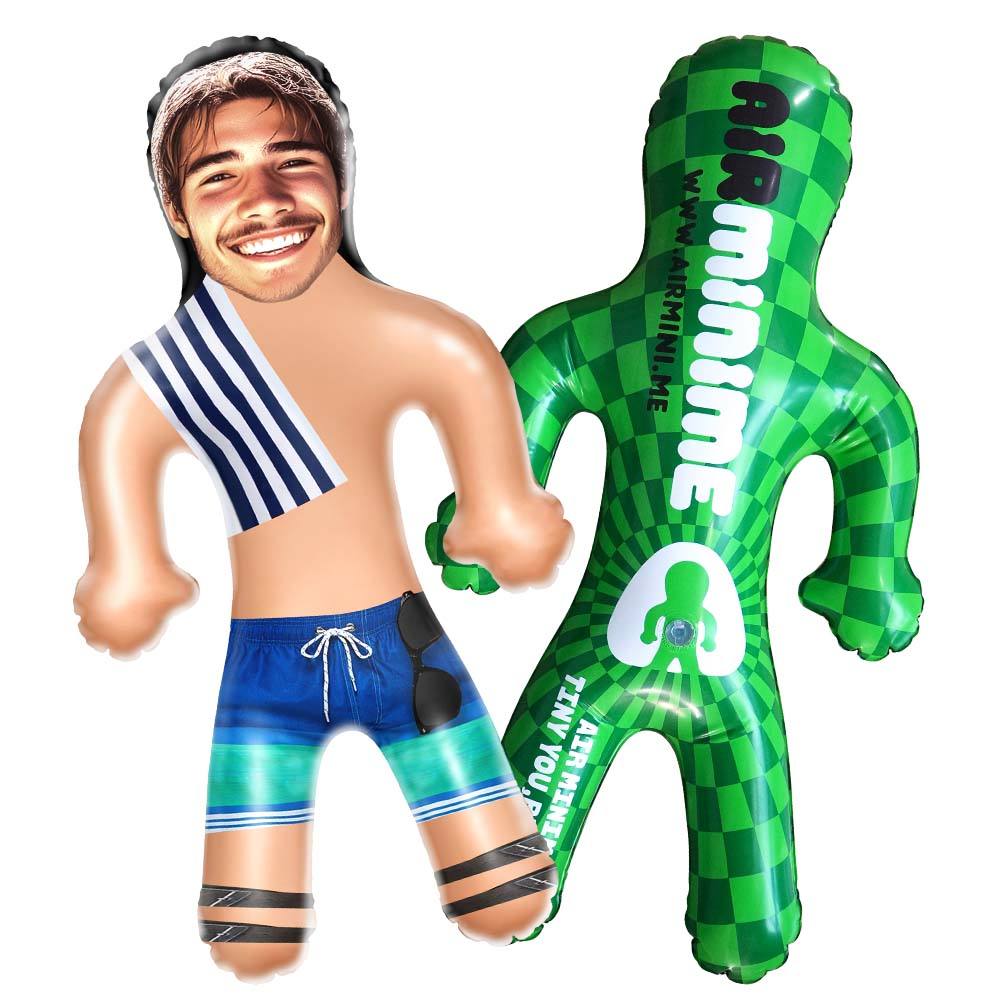 Personalized Beach Guy Mini-Balloon-me Funny Inflatable Man Printed Face for Party Favors