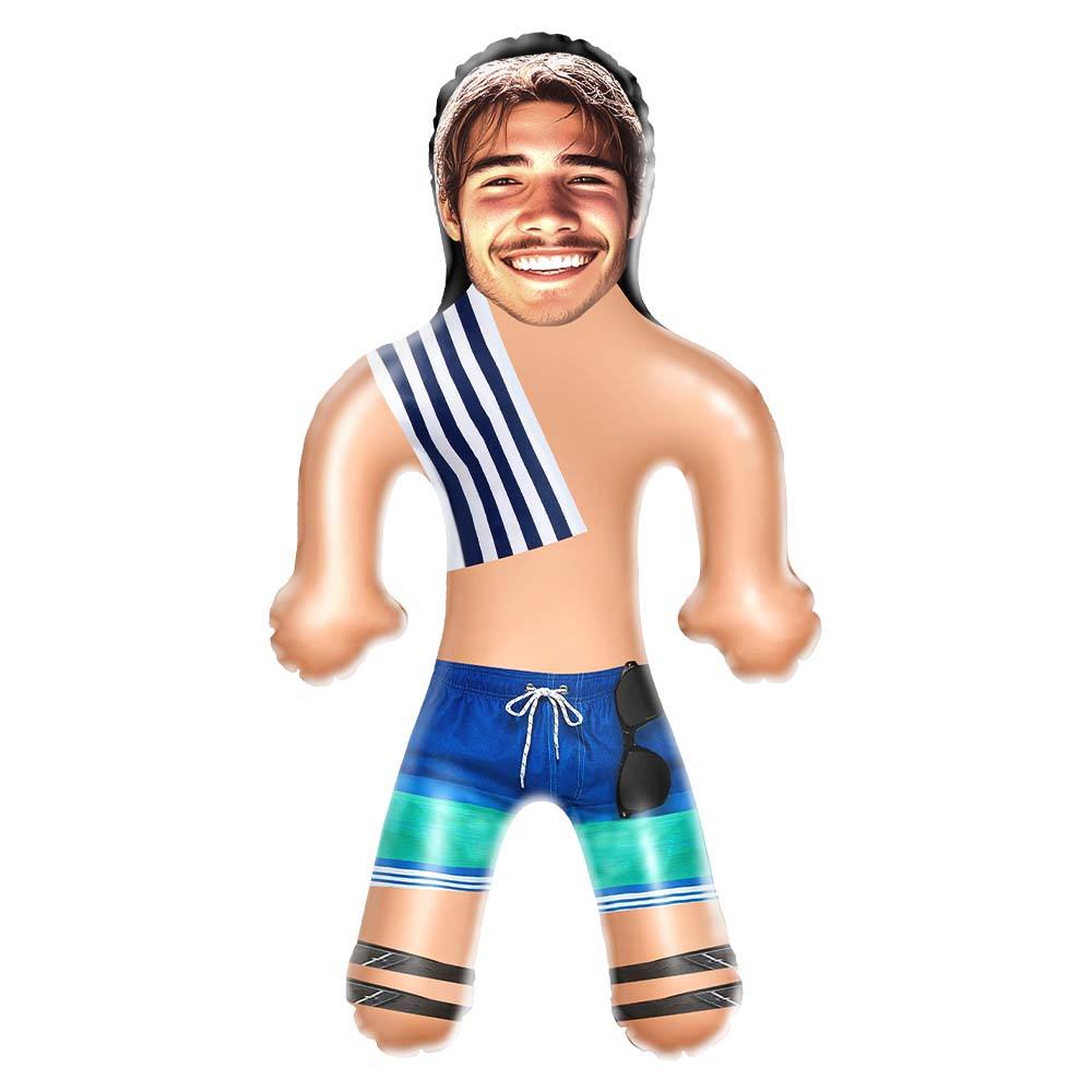 Personalized Beach Guy Mini-Balloon-me Funny Inflatable Man Printed Face for Party Favors