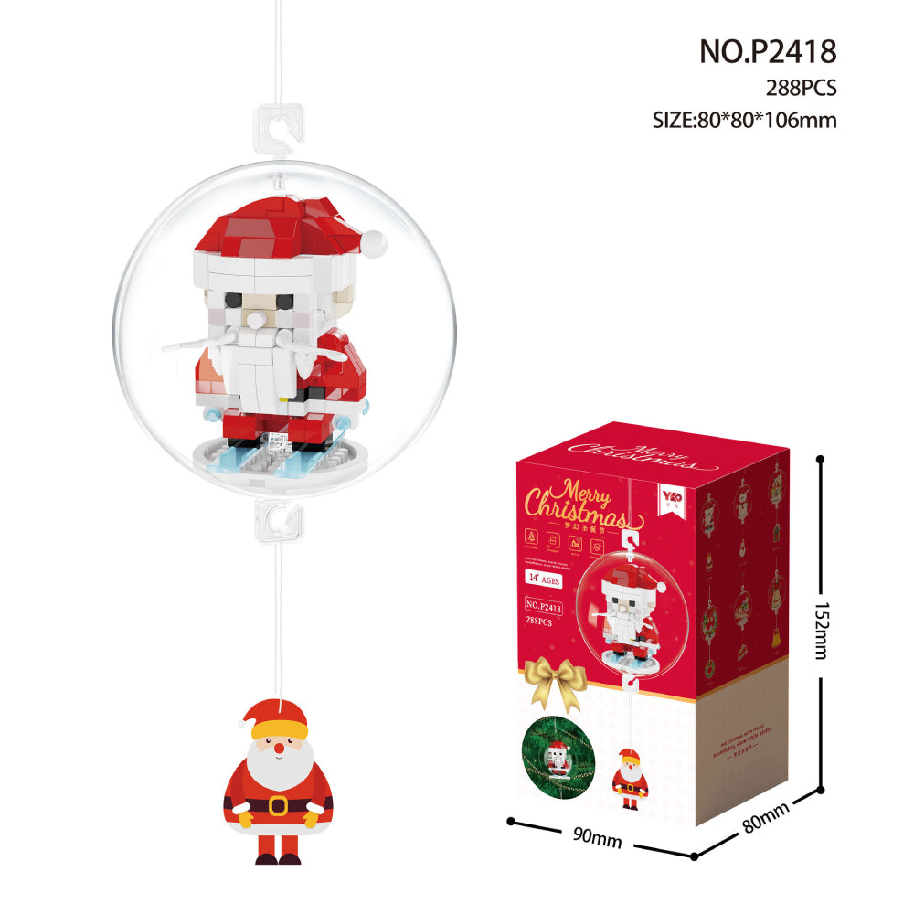 Holiday-Themed Building Block Ornaments Perfect Stocking Stuffers for Kids Best Christmas Gift Ever