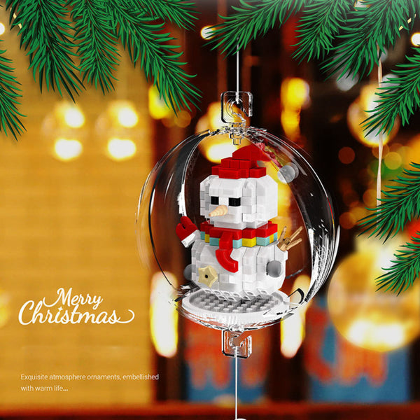 Holiday-Themed Building Block Ornaments Perfect Stocking Stuffers for Kids Best Christmas Gift Ever