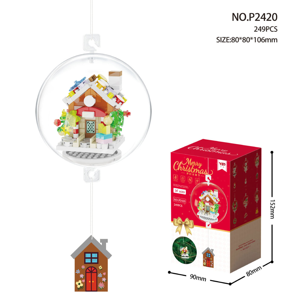 Holiday-Themed Building Block Ornaments Perfect Stocking Stuffers for Kids Best Christmas Gift Ever