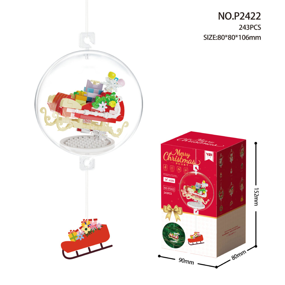 Holiday-Themed Building Block Ornaments Perfect Stocking Stuffers for Kids Best Christmas Gift Ever