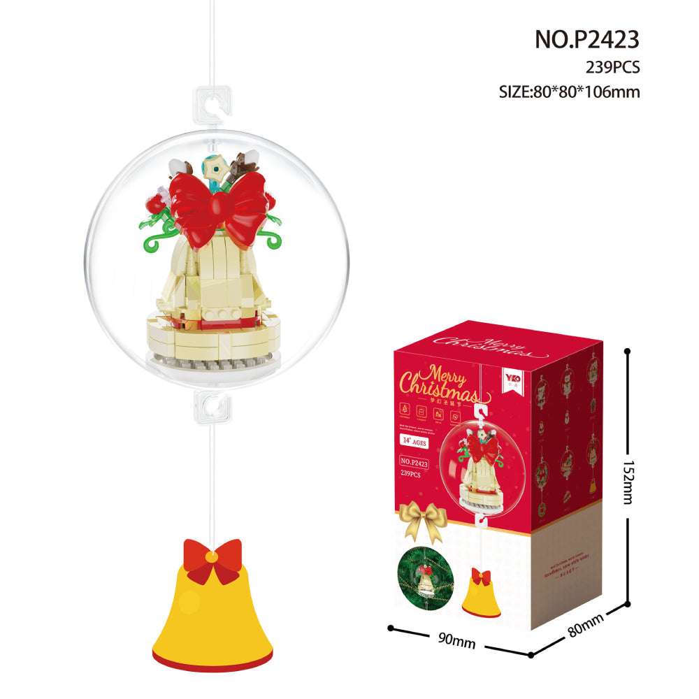 Holiday-Themed Building Block Ornaments Perfect Stocking Stuffers for Kids Best Christmas Gift Ever