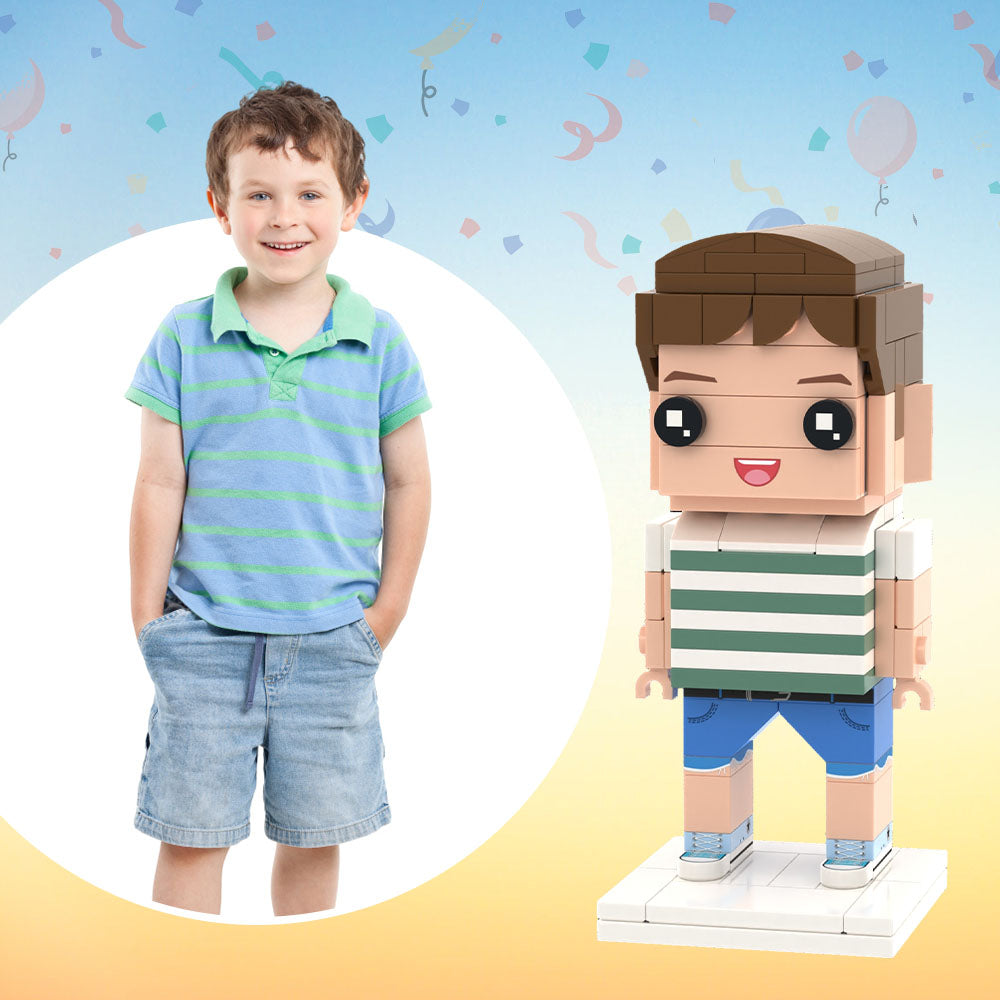 Custom Brick Figures Personalized Photo Brick Figures DIY Create Your Own Small Particle Block Toy