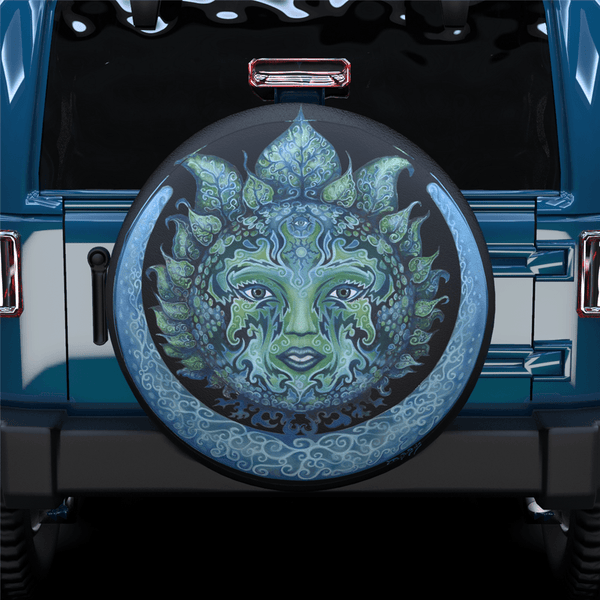 Personality Moon Spare Tire Cover For SUV