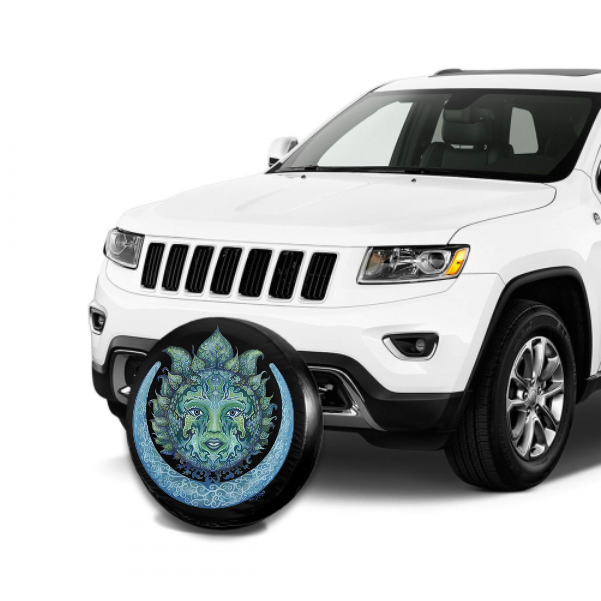 Personality Moon Spare Tire Cover For SUV