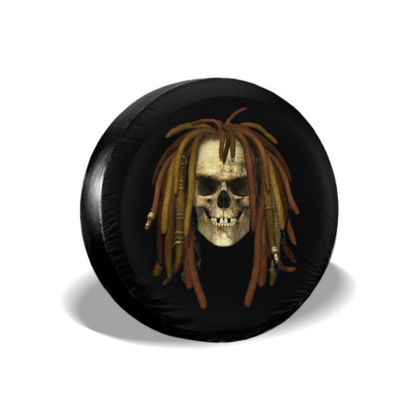 Skulls With Hair Spare Tire Cover For SUV