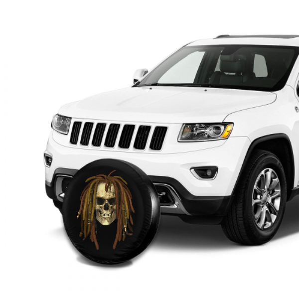 Skulls With Hair Spare Tire Cover For RV