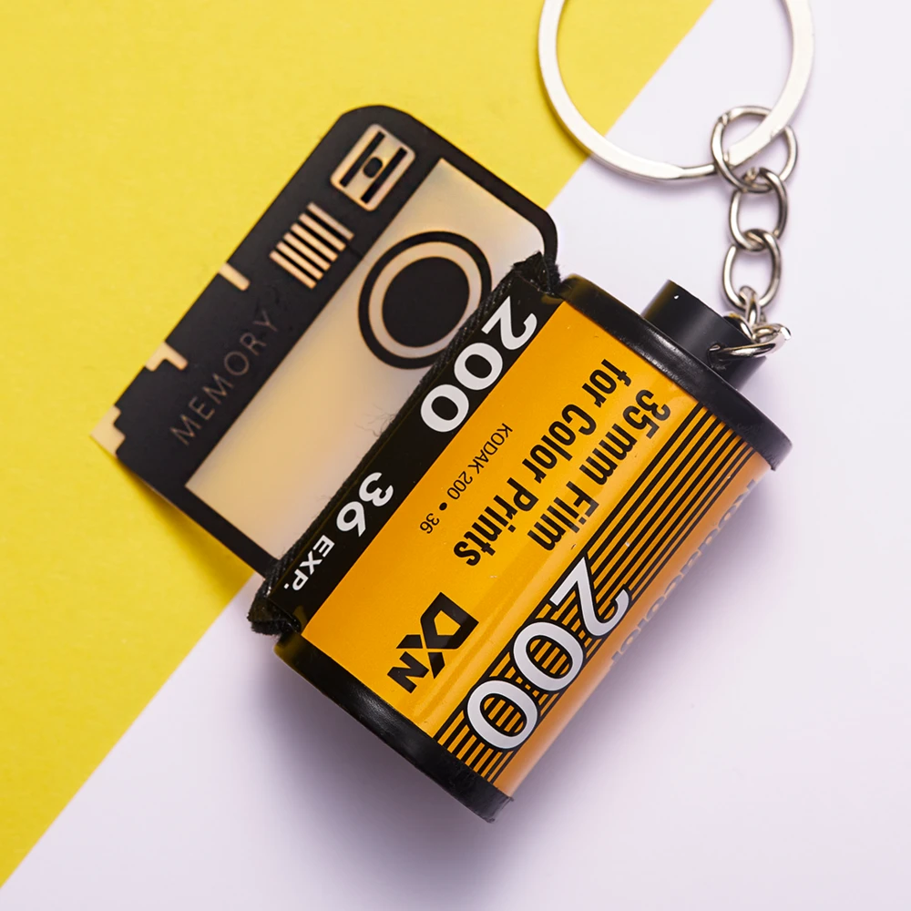 Custom Colorful Camera Roll Keychain - Family-Test