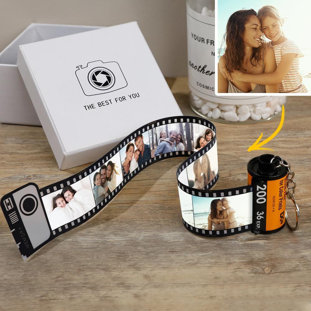 Custom Colorful Camera Roll Keychain - Family-Test