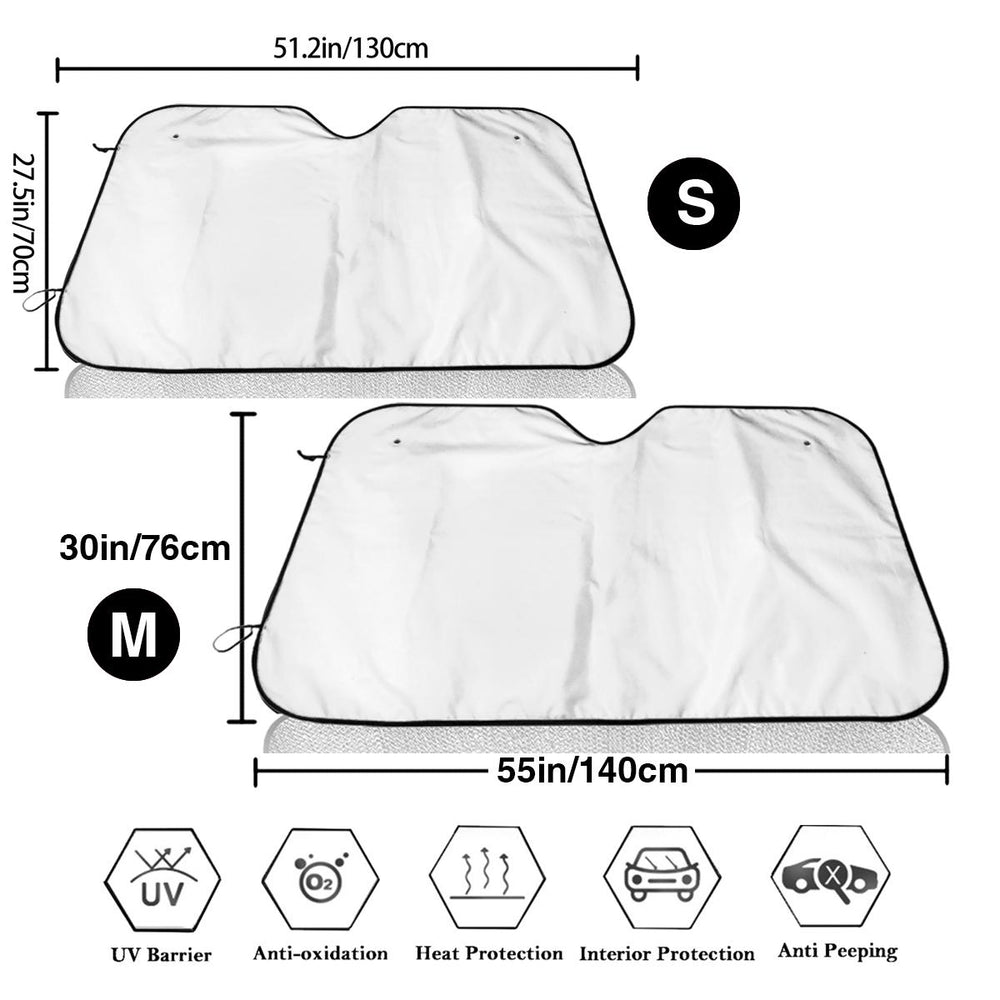 Custom Photo Car Sun Shade Cover Windshield Hi Man!