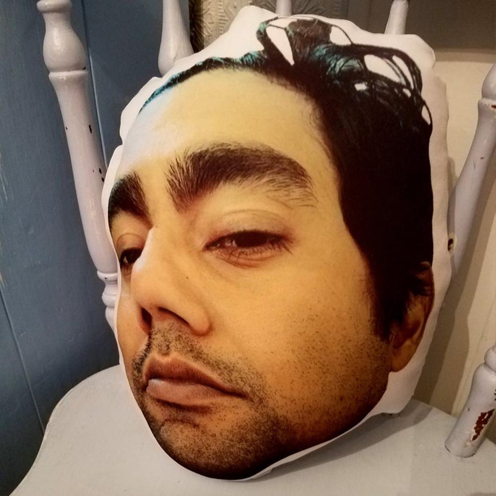 Custom Photo Portrait Face Pillow